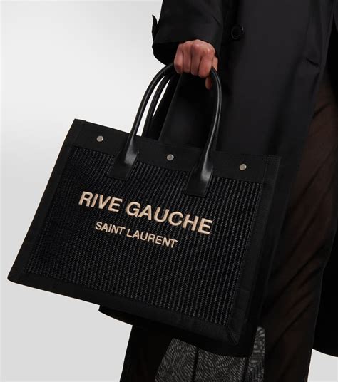 rive gauche tote in canvas.